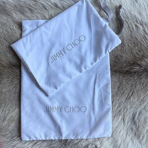 Jimmy Choo White Dust Covers
